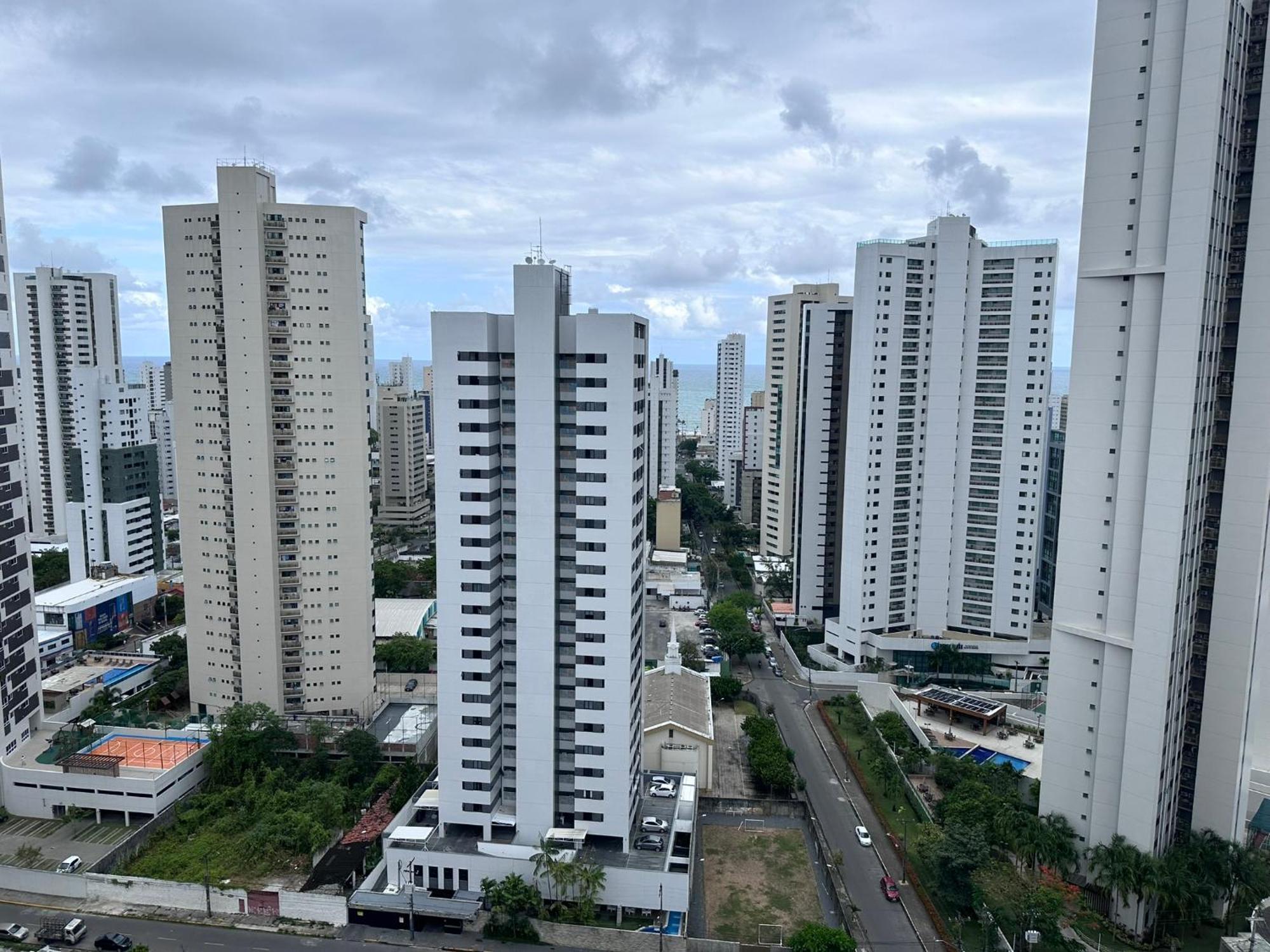 Flat - Boa Viagem Para Ate 5 Pessoas, Andar Alto Vista Mar, Piscina, Wifi 500Mbps, Recife Exterior foto